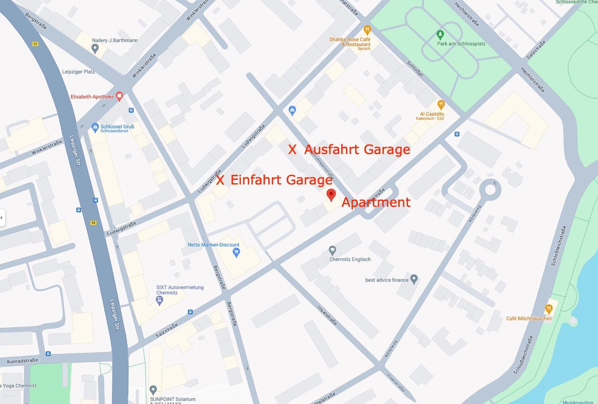 Edler Wohnraum Schlossteich-Suite 3 Sz Mit Zwei Balkonen, Kaffeevollautomat, Kamin, Klima, Lift & Zwei Parkplaetzen Хемниц Экстерьер фото
